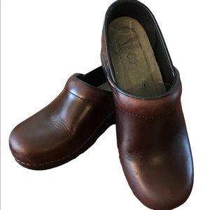 Dansko leather clogs